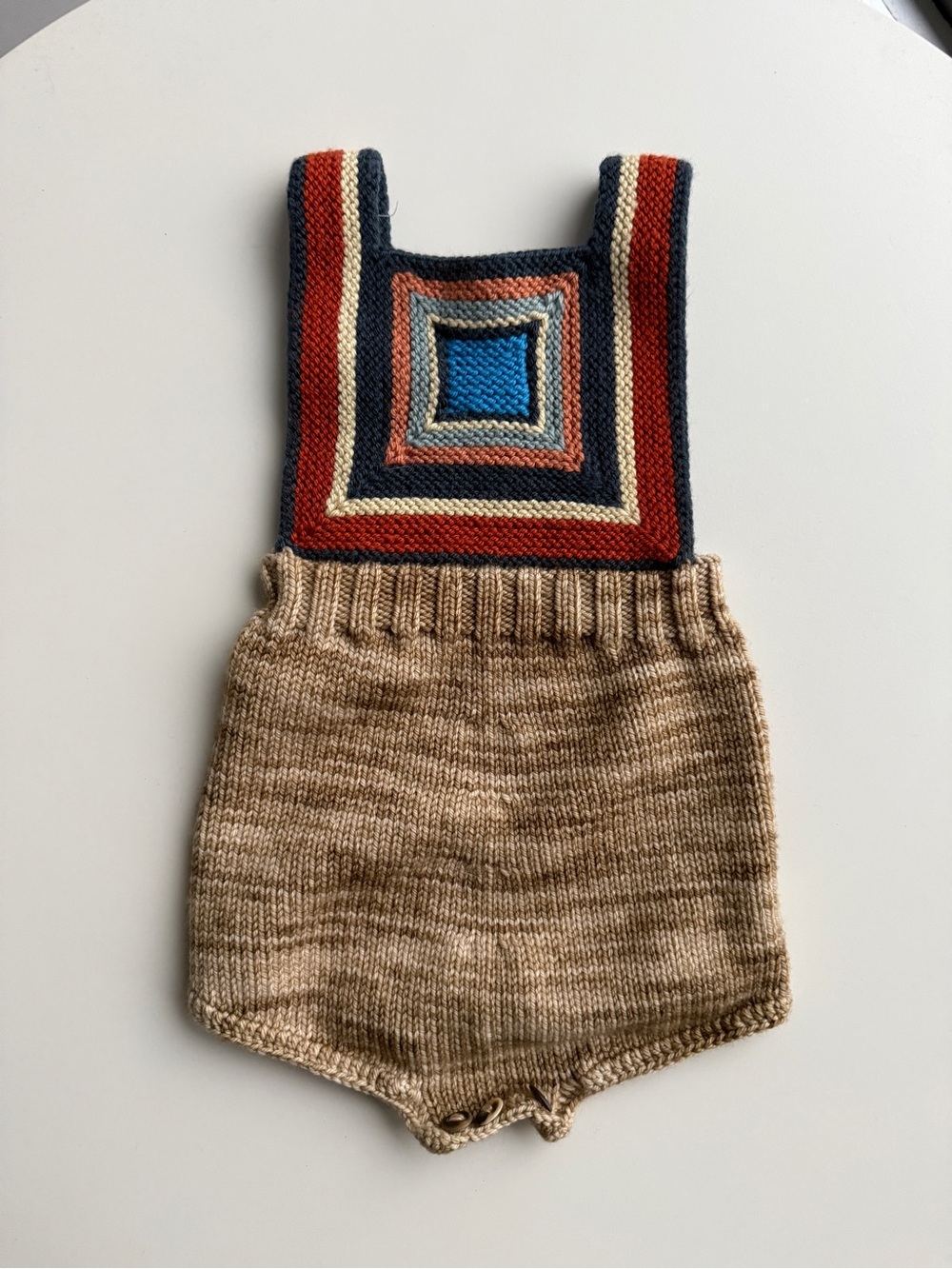 Misha and Puff knit Baby Romper 6-12m